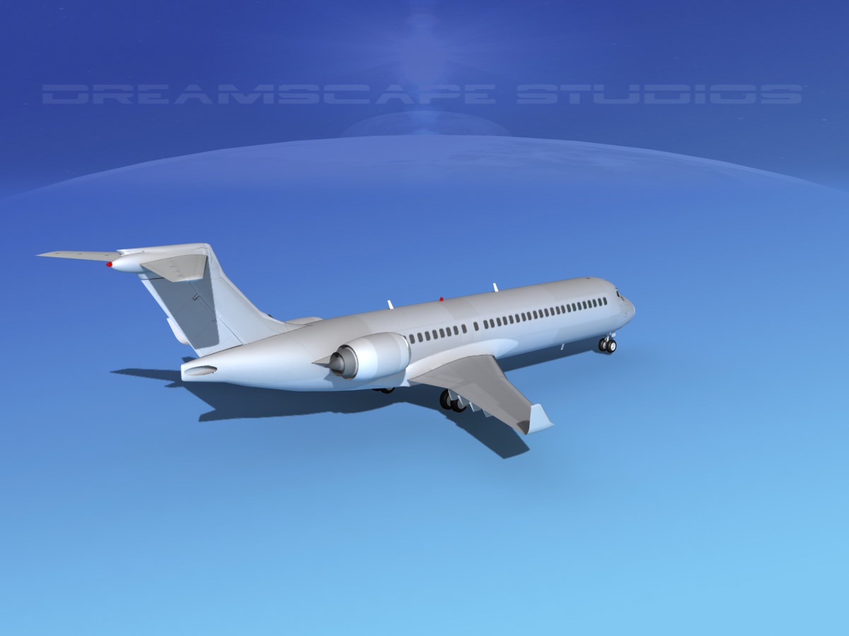 Comac ARJ21-700 Bare Metal 3D model_6