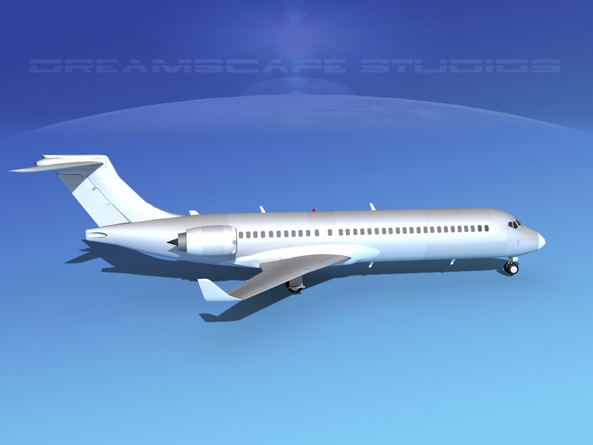 Comac ARJ21-700 Bare Metal 3D model_5