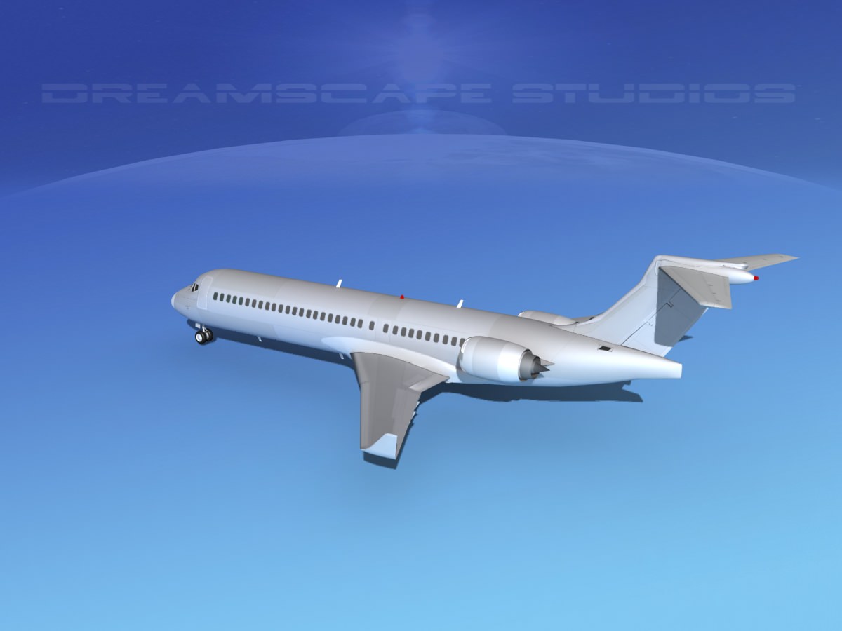 Comac ARJ21-700 Bare Metal 3D model_9