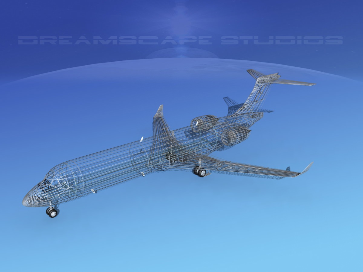 Comac ARJ21-700 Bare Metal 3D model_12
