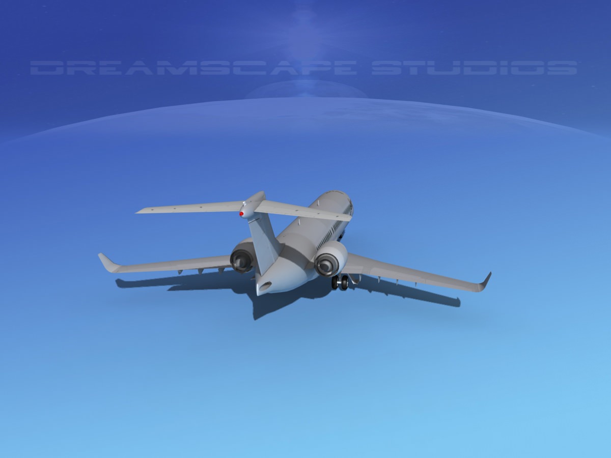 Comac ARJ21-700 Bare Metal 3D model_7