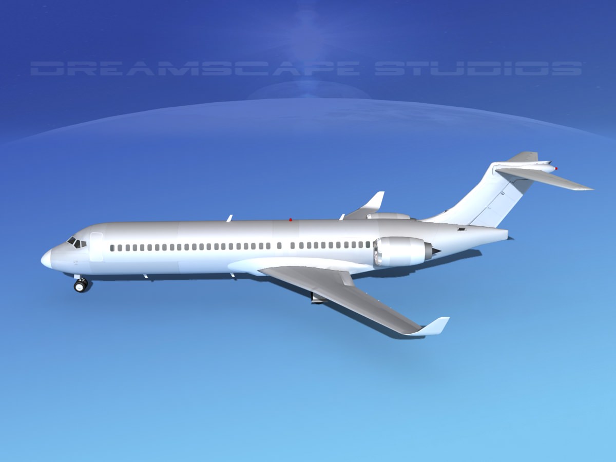 Comac ARJ21-700 Bare Metal 3D model_10