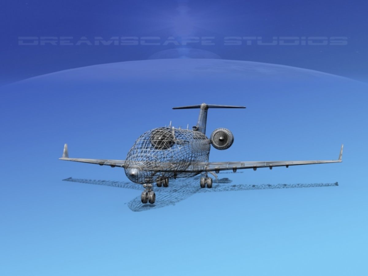 Bombardier Challenger CL-605 V01 3D model_20