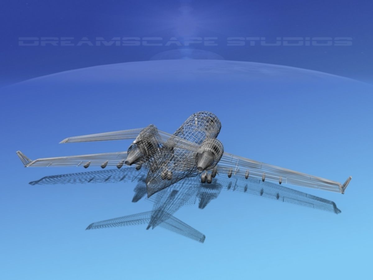 Bombardier Challenger CL-605 V01 3D model_13