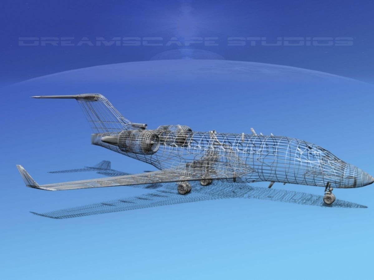 Bombardier Challenger CL-605 V01 3D model_19