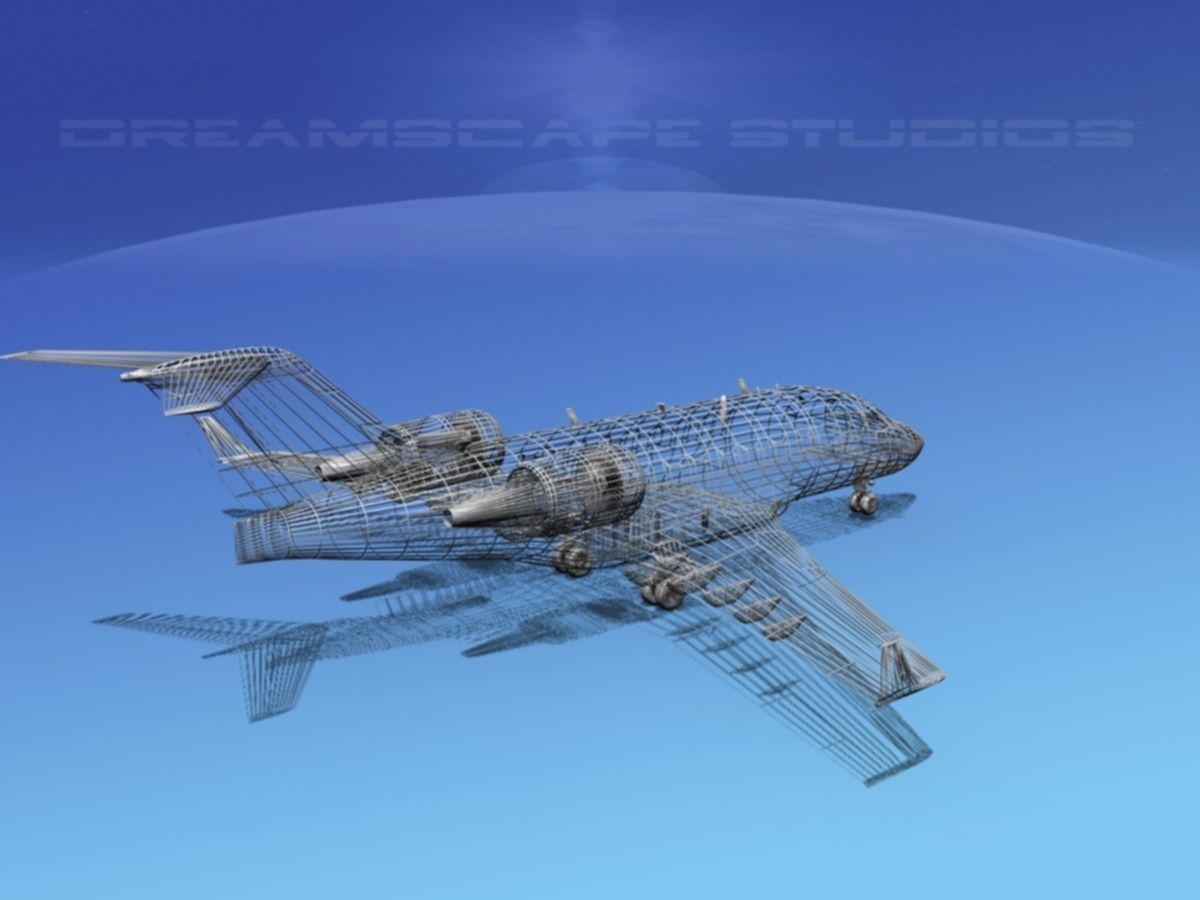 Bombardier Challenger CL-605 V01 3D model_17