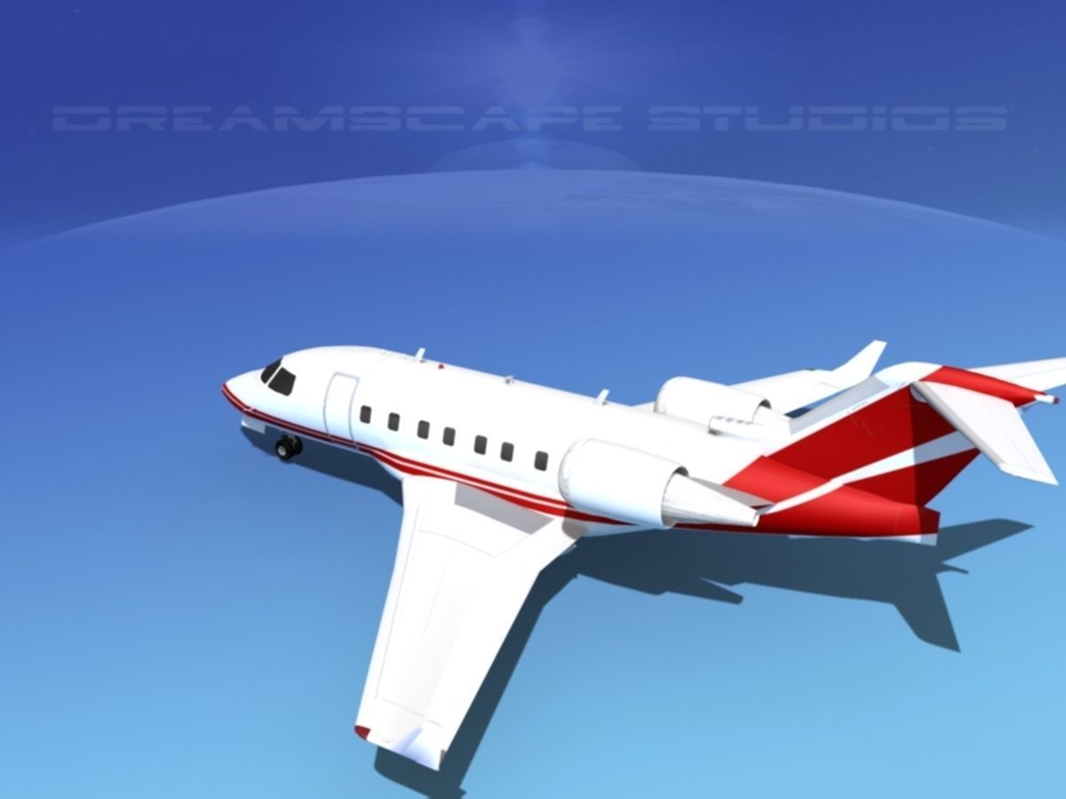 Bombardier Challenger CL-605 V01 3D model_8
