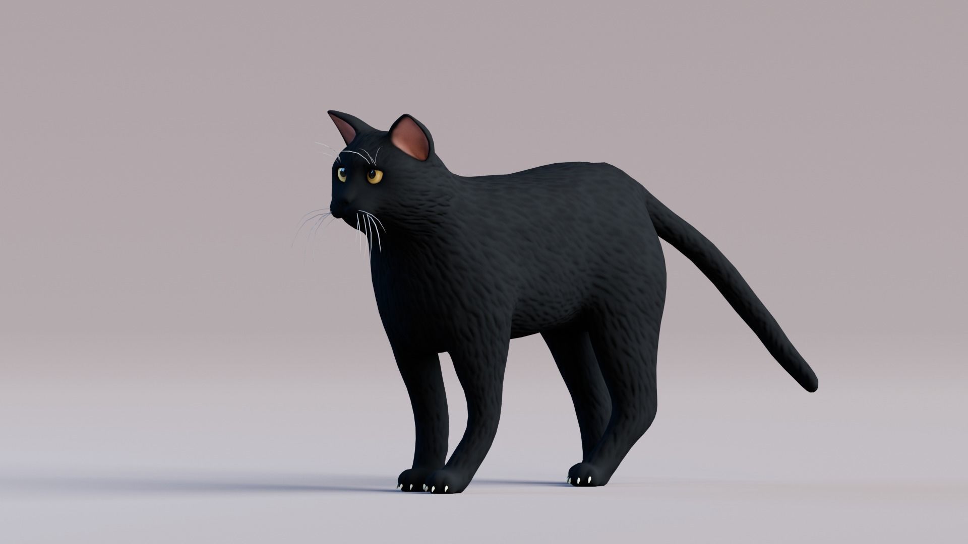 Stylized Cats - Bundle Edition Low-poly 3D model_19
