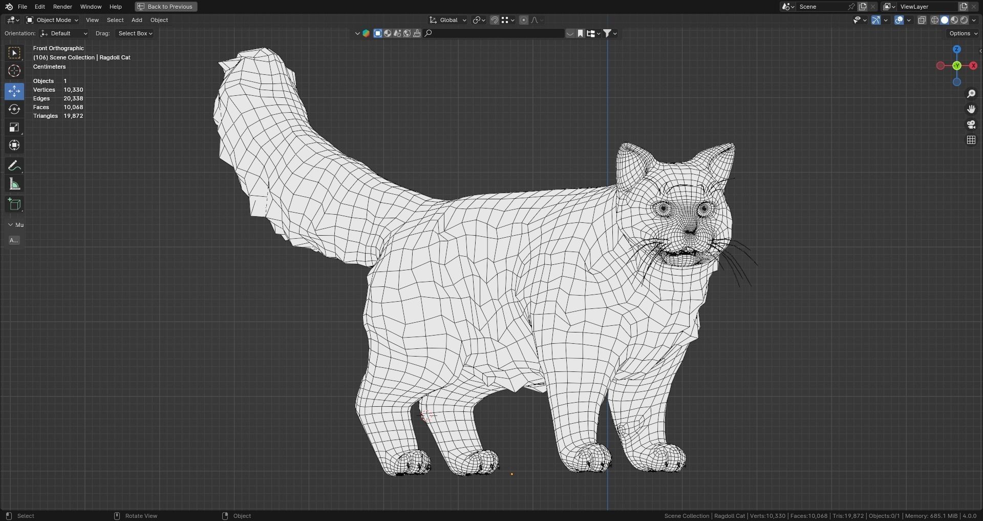Stylized Cats - Bundle Edition Low-poly 3D model_70