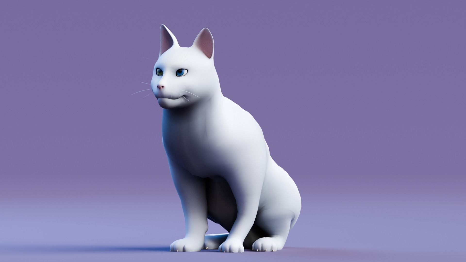 Stylized Cats - Bundle Edition Low-poly 3D model_44