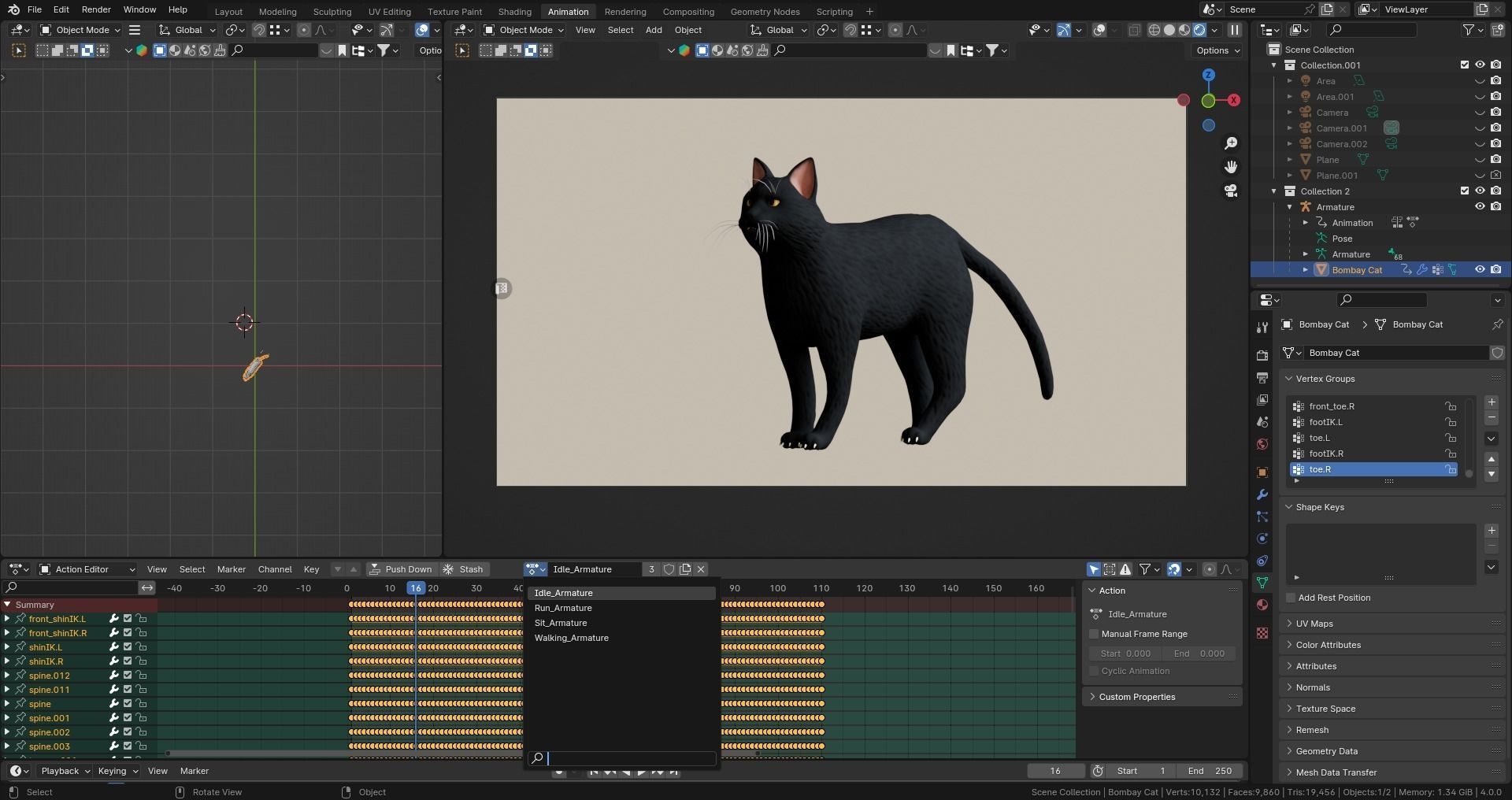 Stylized Cats - Bundle Edition Low-poly 3D model_23