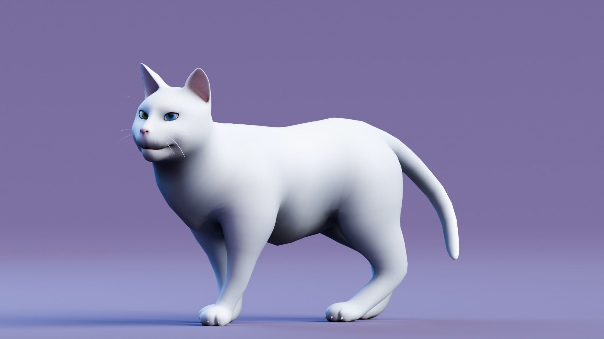 Stylized Cats - Bundle Edition Low-poly 3D model_43