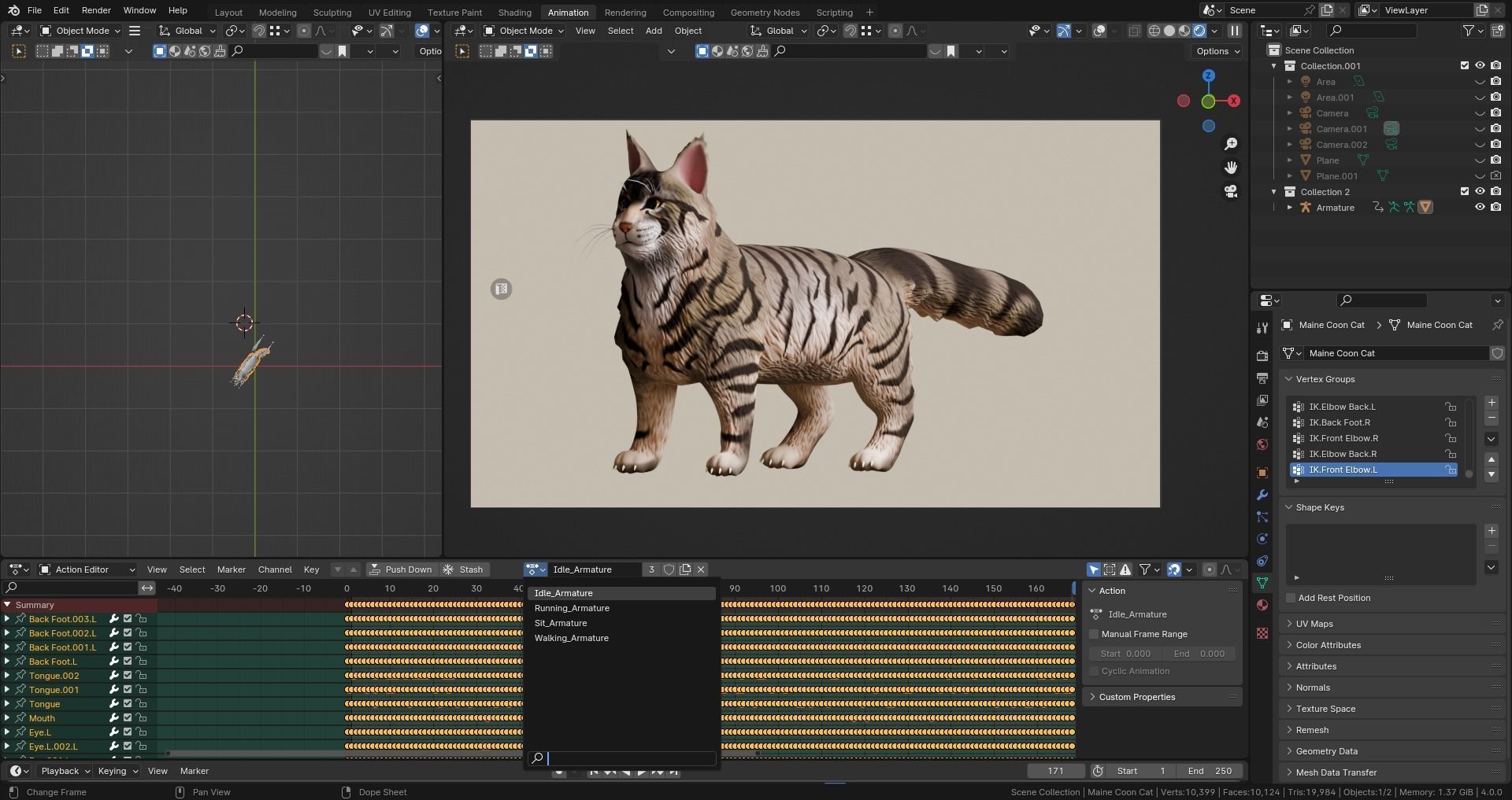 Stylized Cats - Bundle Edition Low-poly 3D model_59