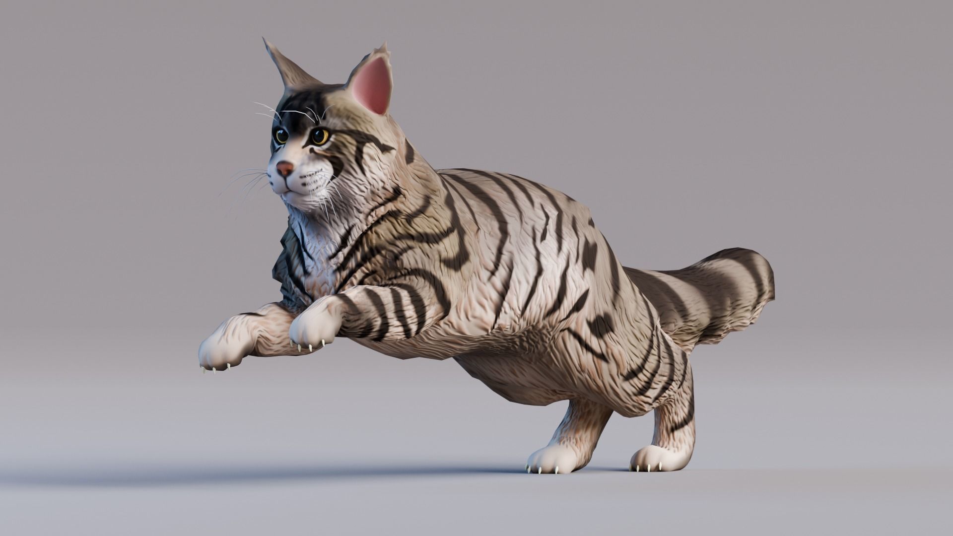 Stylized Cats - Bundle Edition Low-poly 3D model_56