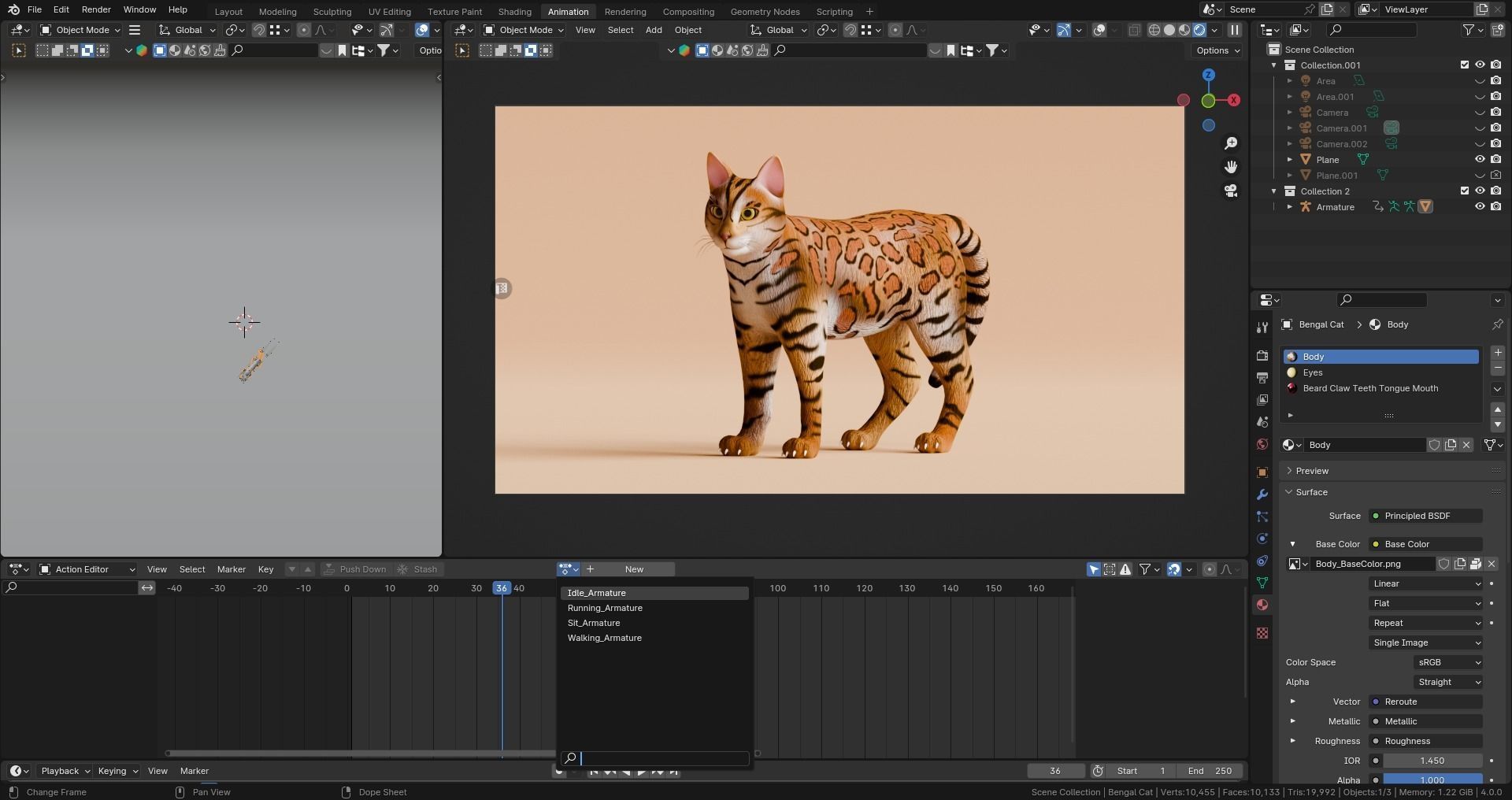 Stylized Cats - Bundle Edition Low-poly 3D model_11