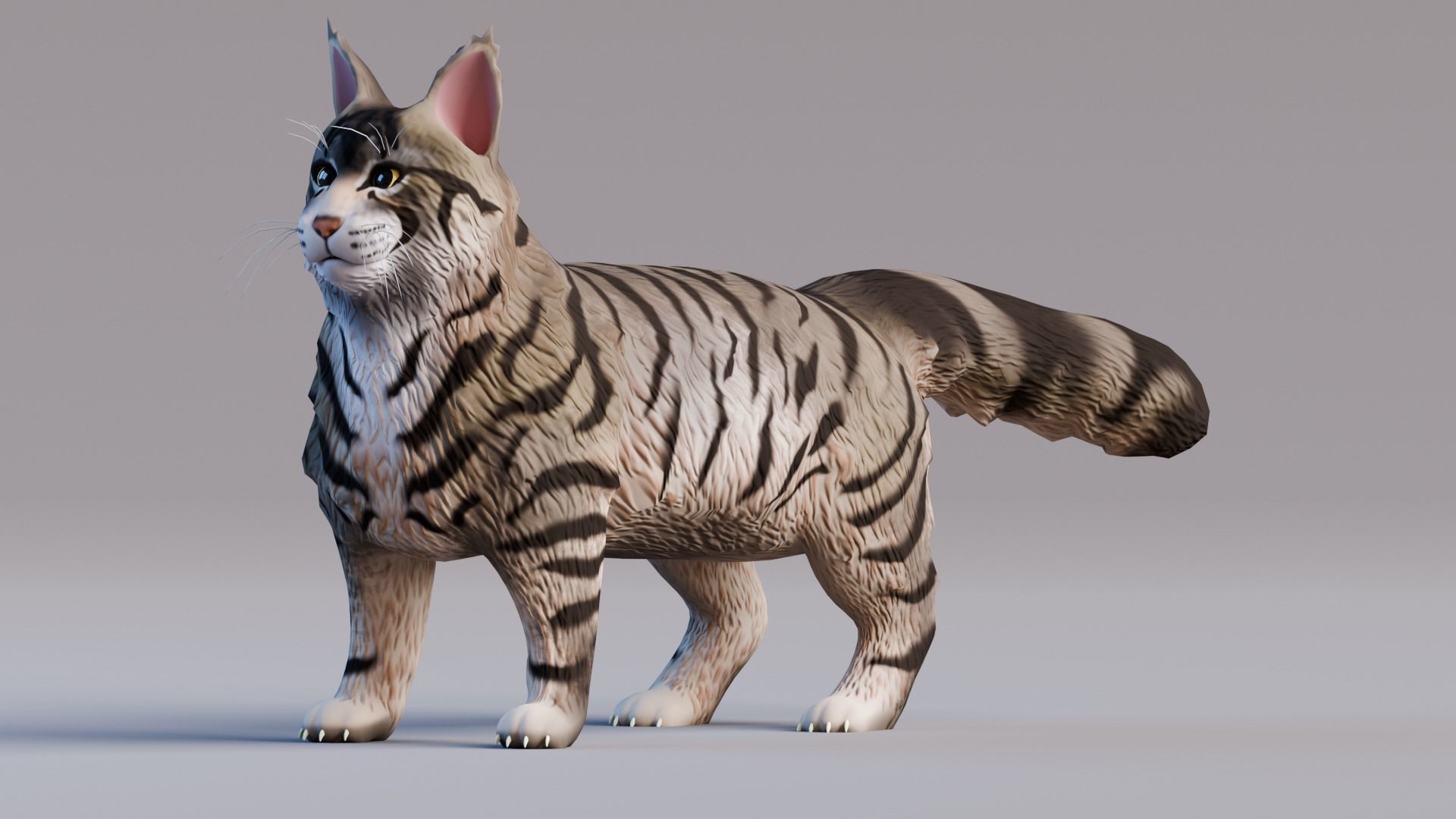 Stylized Cats - Bundle Edition Low-poly 3D model_55