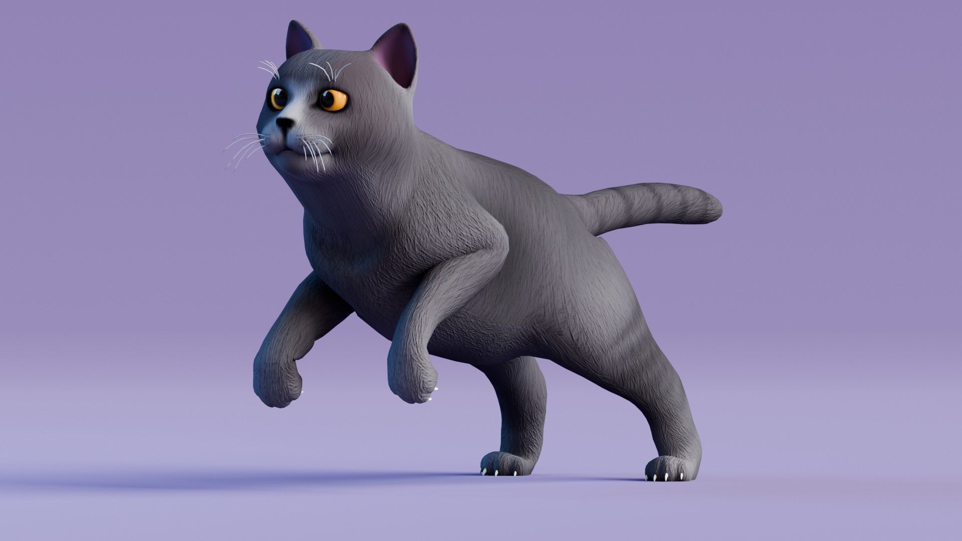 Stylized Cats - Bundle Edition Low-poly 3D model_26