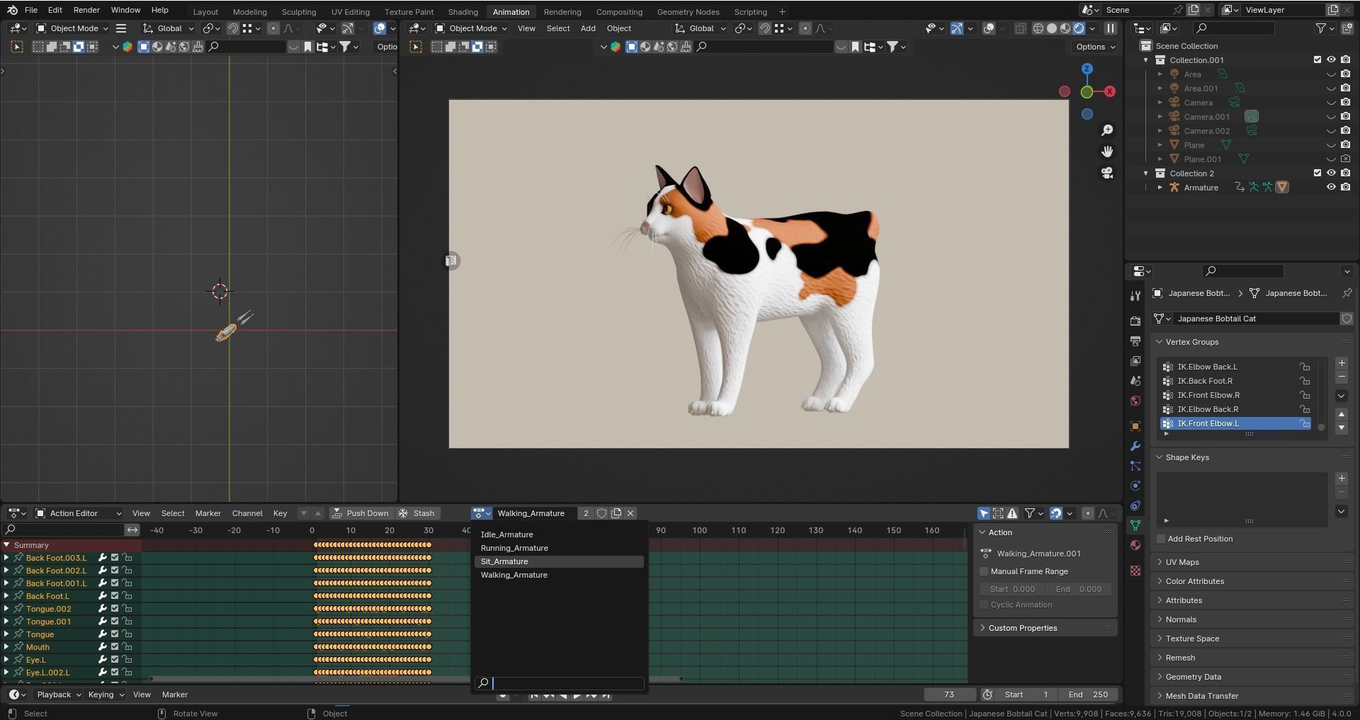 Stylized Cats - Bundle Edition Low-poly 3D model_41