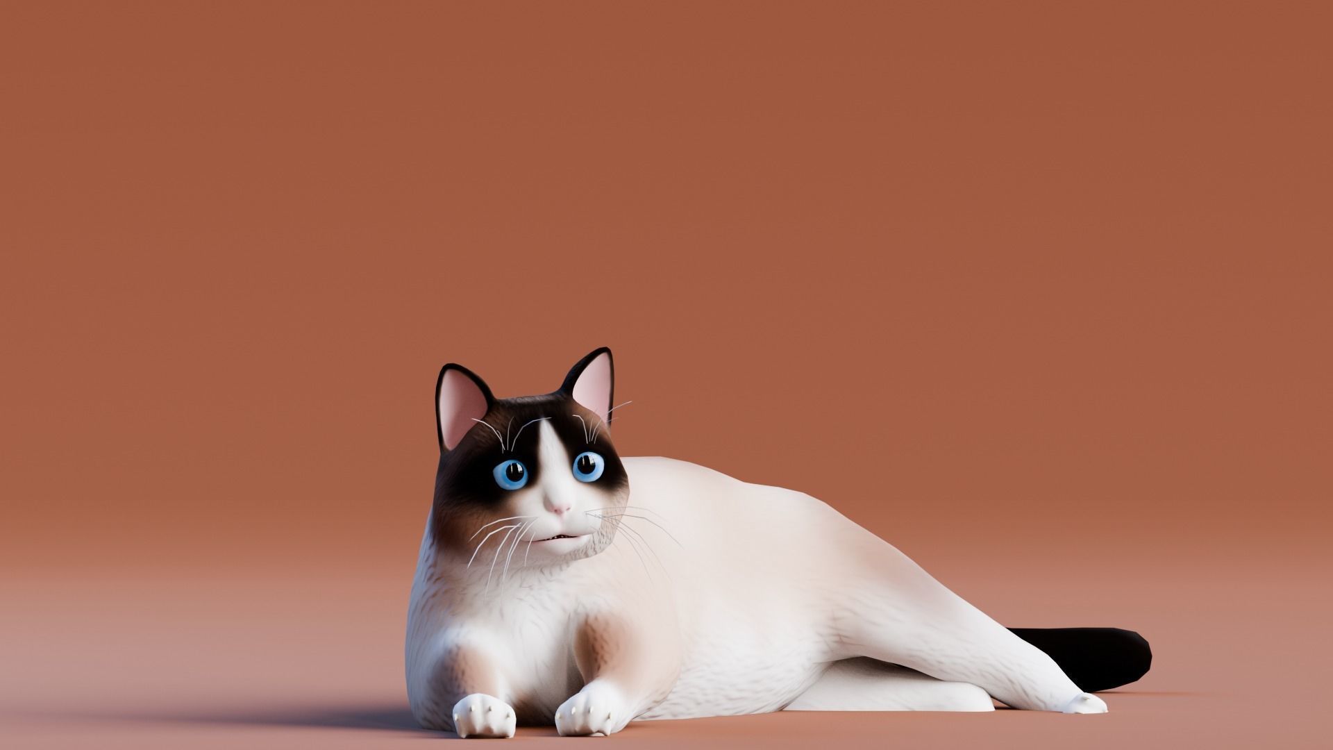 Stylized Cats - Bundle Edition Low-poly 3D model_80