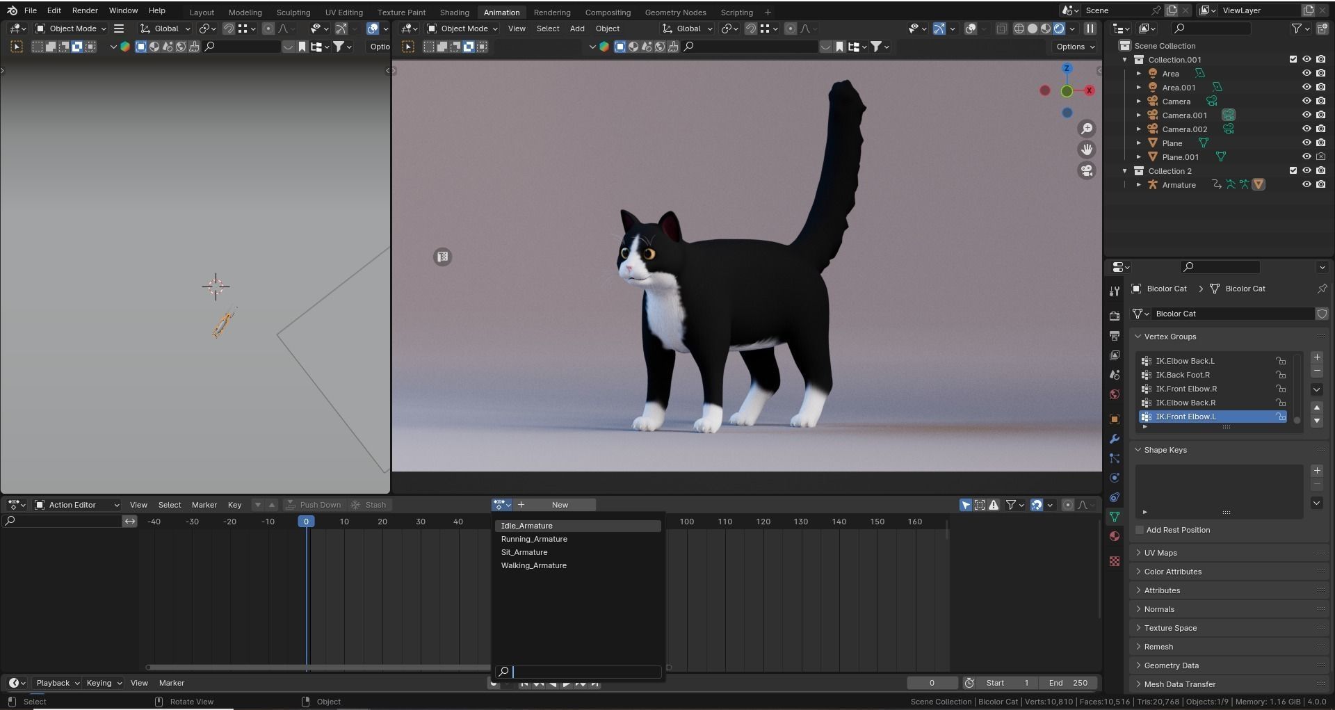 Stylized Cats - Bundle Edition Low-poly 3D model_17