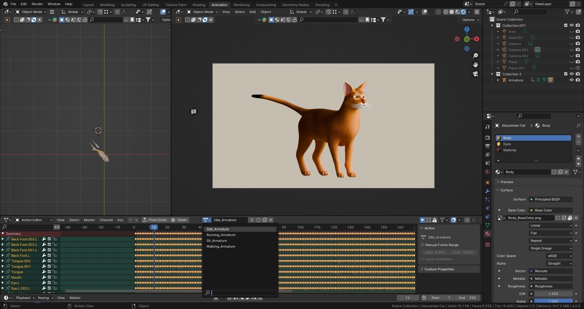 Stylized Cats - Bundle Edition Low-poly 3D model_5