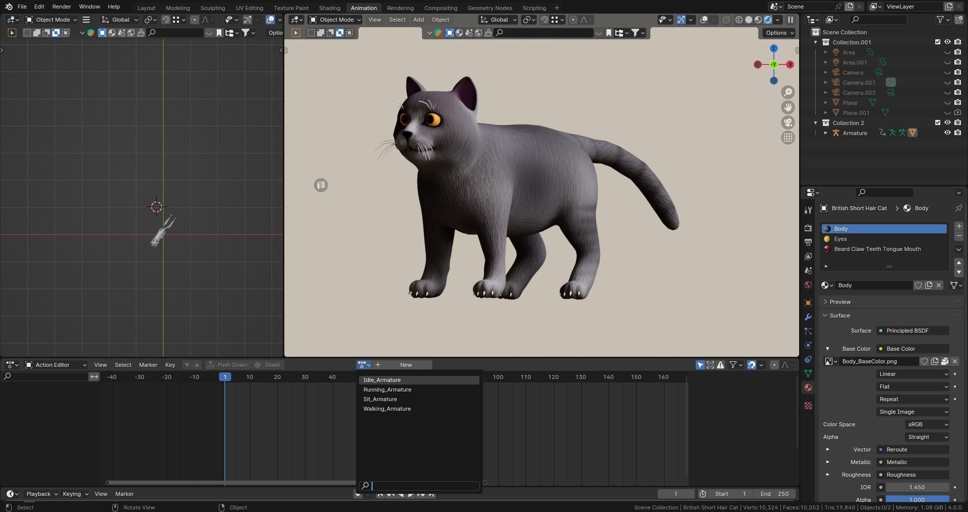 Stylized Cats - Bundle Edition Low-poly 3D model_29