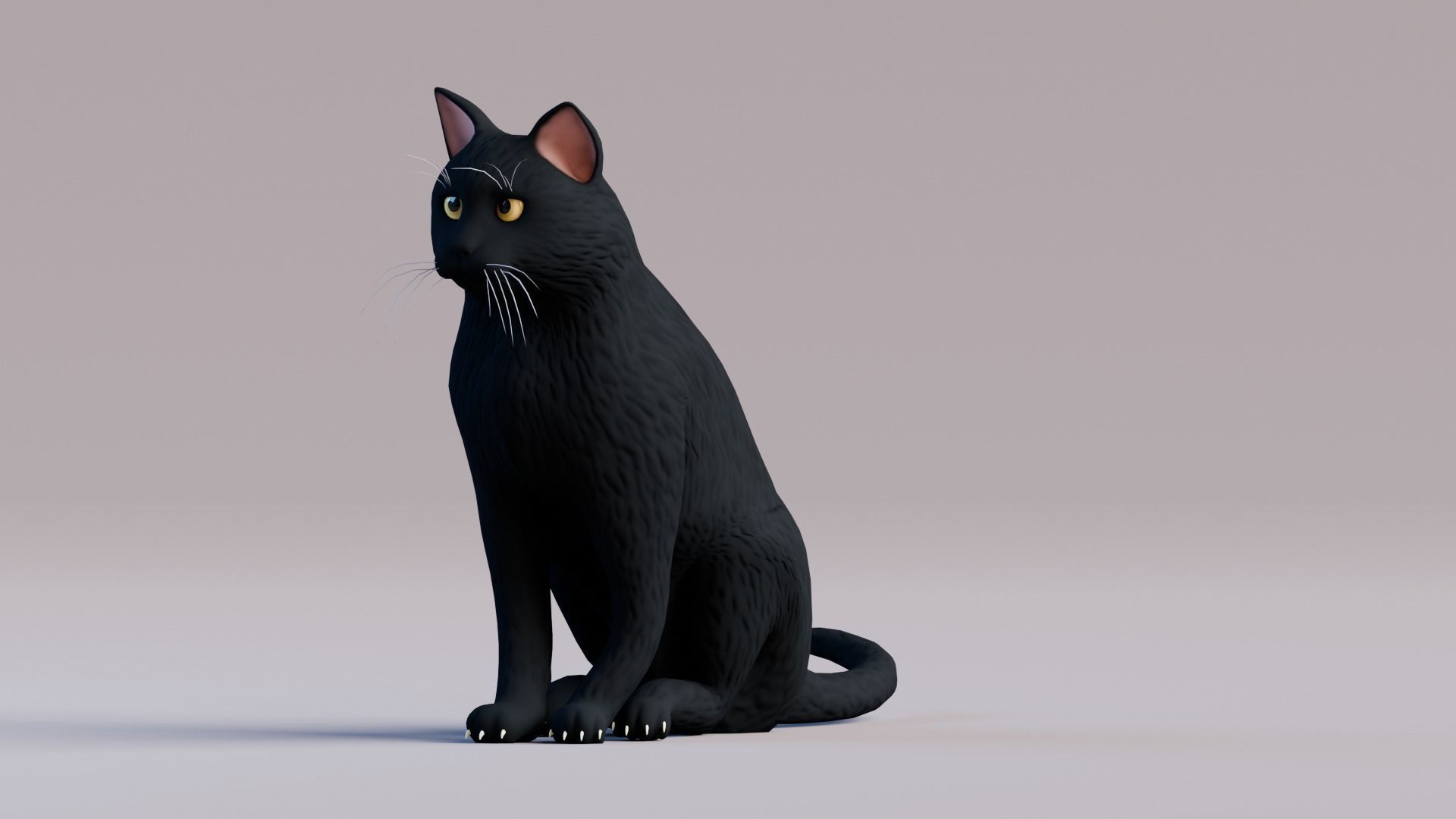Stylized Cats - Bundle Edition Low-poly 3D model_20