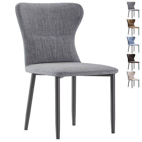 Mavis abric Dining Chair 3D model