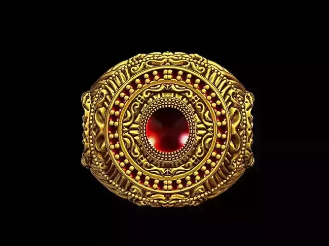 Designer Ornament Ring 201
