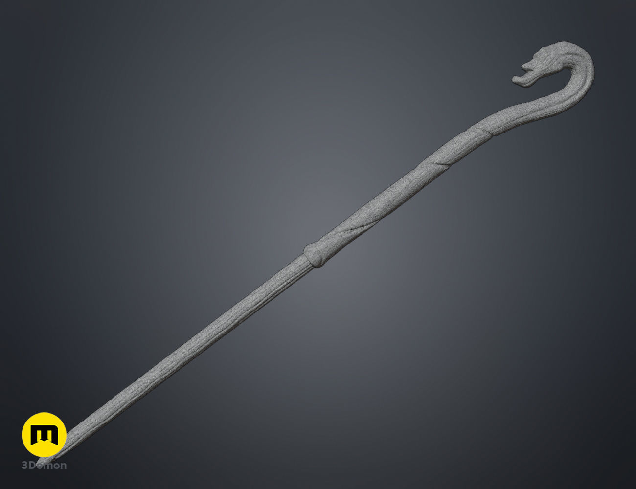 Antonin Dolohov wand 3D print model_4