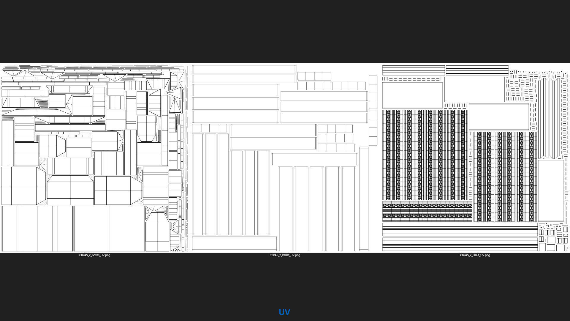 Cardboard Boxes Pallet And Shelf 2B Low-poly 3D model_14