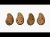 Chocolate chip biscuit 3D model_1