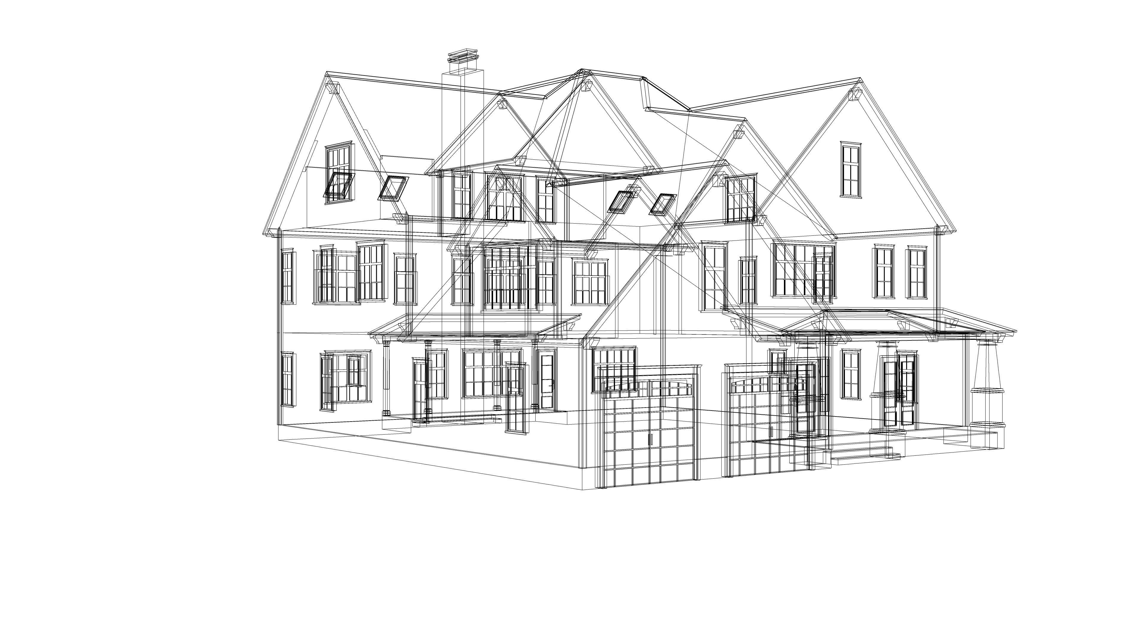 Craftsman House-14 3D model_1