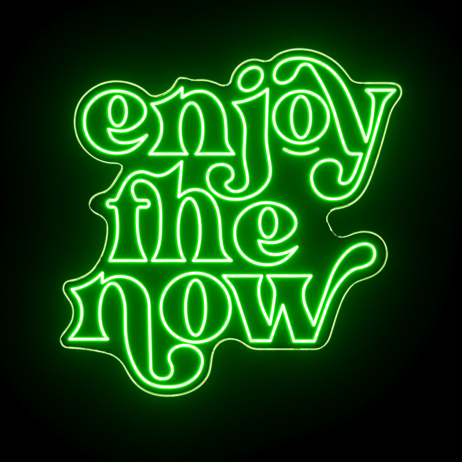 Enjoy The Now Neon Sign 3D model_2