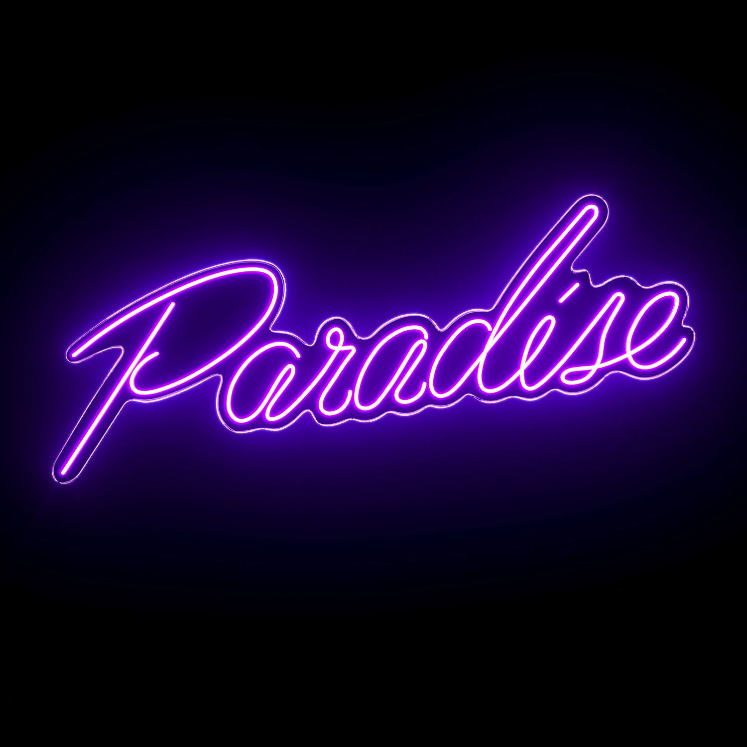 Paradise Neon Sign 3D model_1