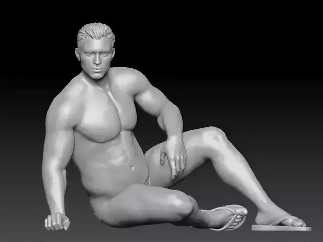 SUMMER POOL AND BEACH BOY 4 3D print model