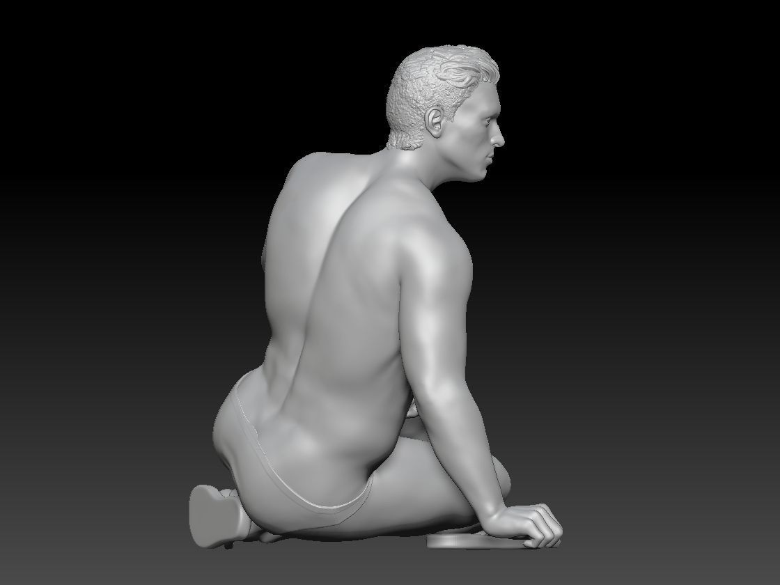 SUMMER POOL AND BEACH BOY 4 3D print model_3