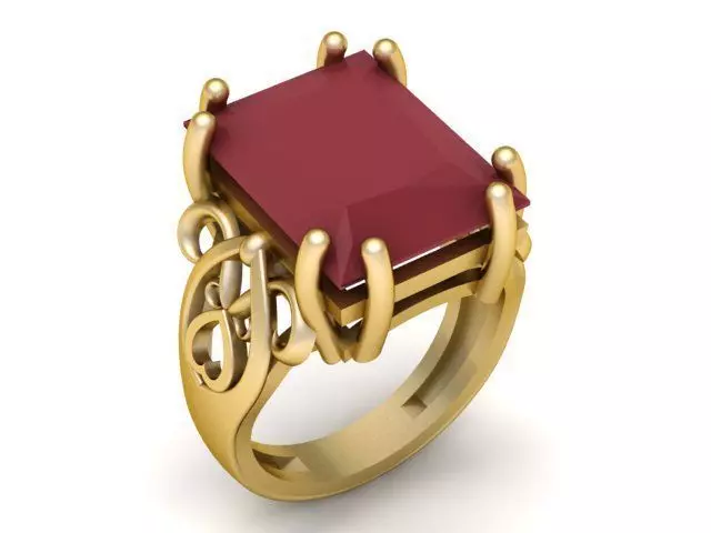 MEN ITALIAN RING 3D PRINTABLE MODEL 3D print model
