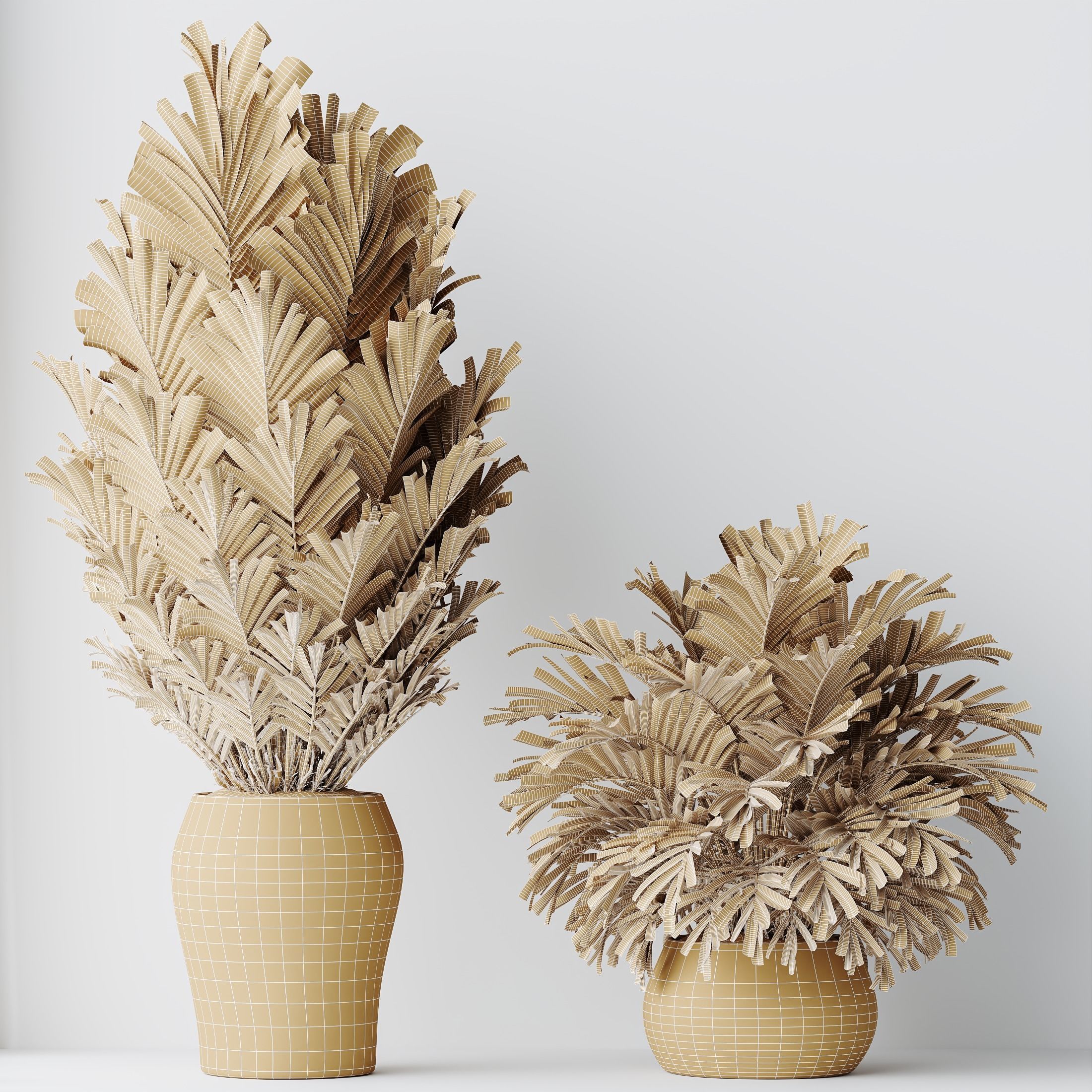 12 Different SETS of Plant Indoor SET VOL156 3D Model Collection_45