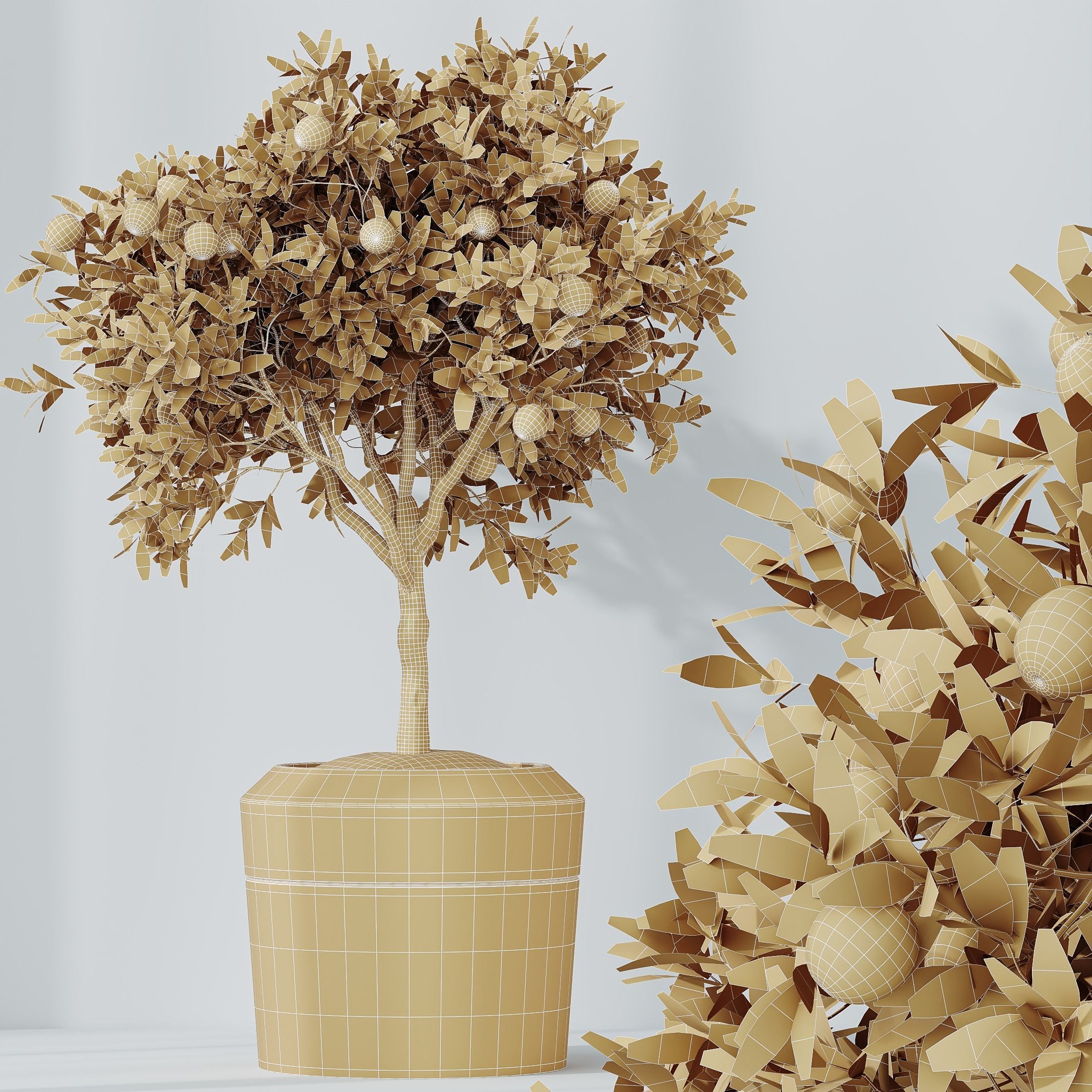 12 Different SETS of Plant Indoor SET VOL156 3D Model Collection_43