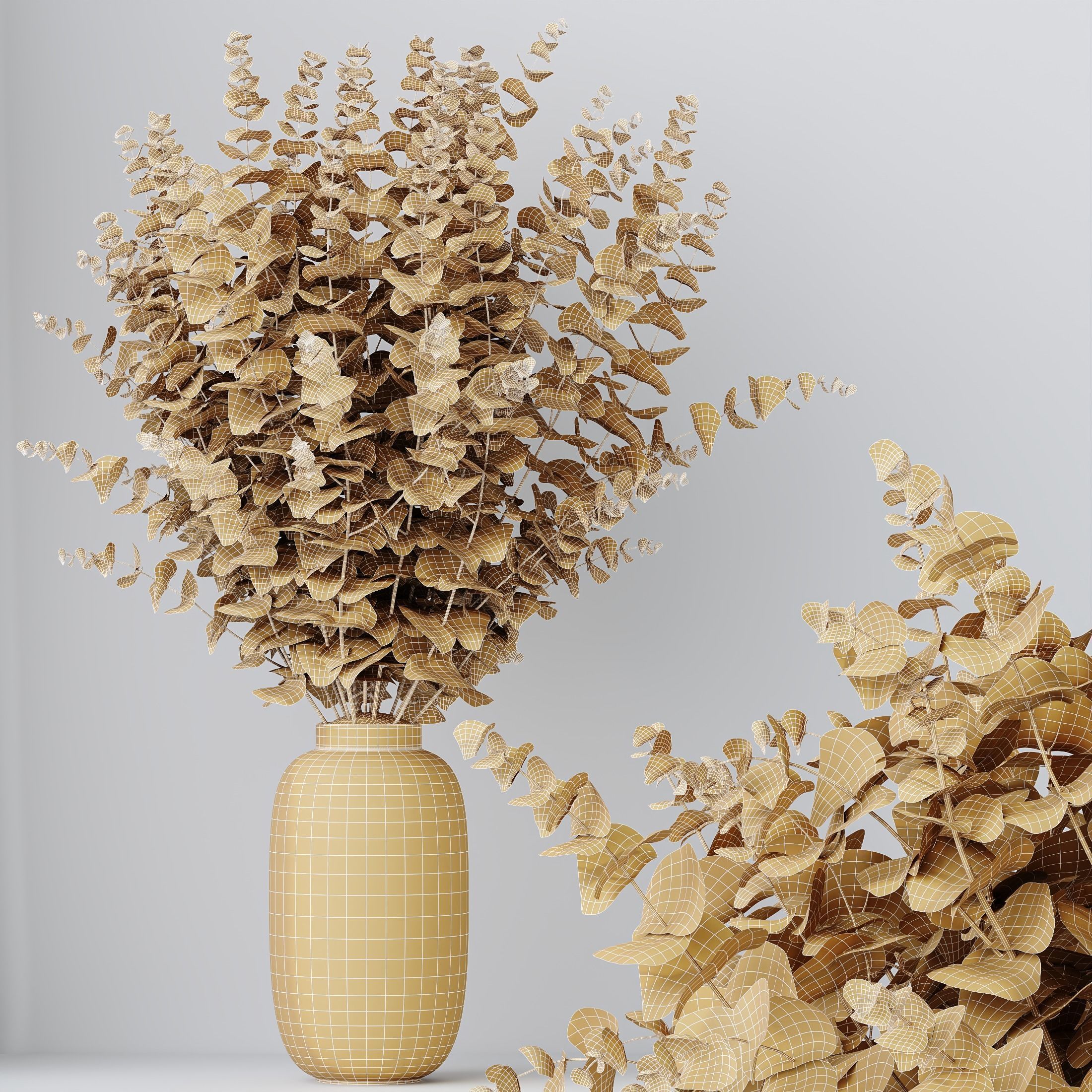 12 Different SETS of Plant Indoor SET VOL156 3D Model Collection_41