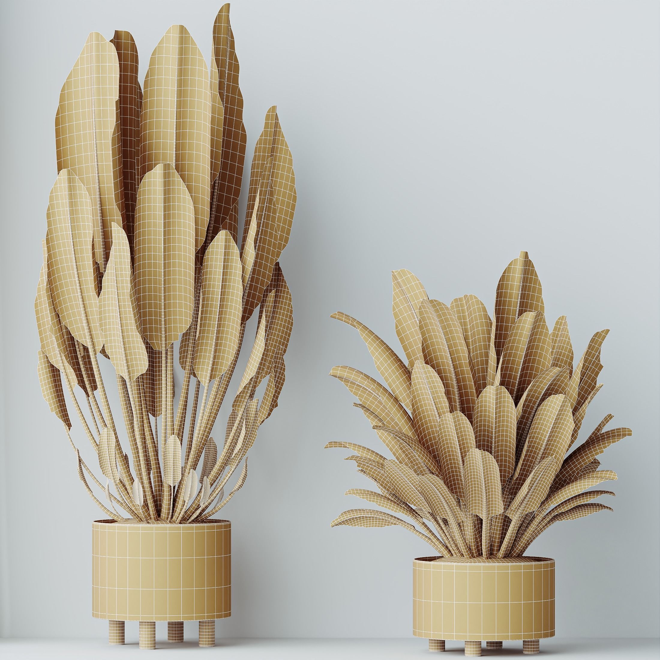 12 Different SETS of Plant Indoor SET VOL156 3D Model Collection_51