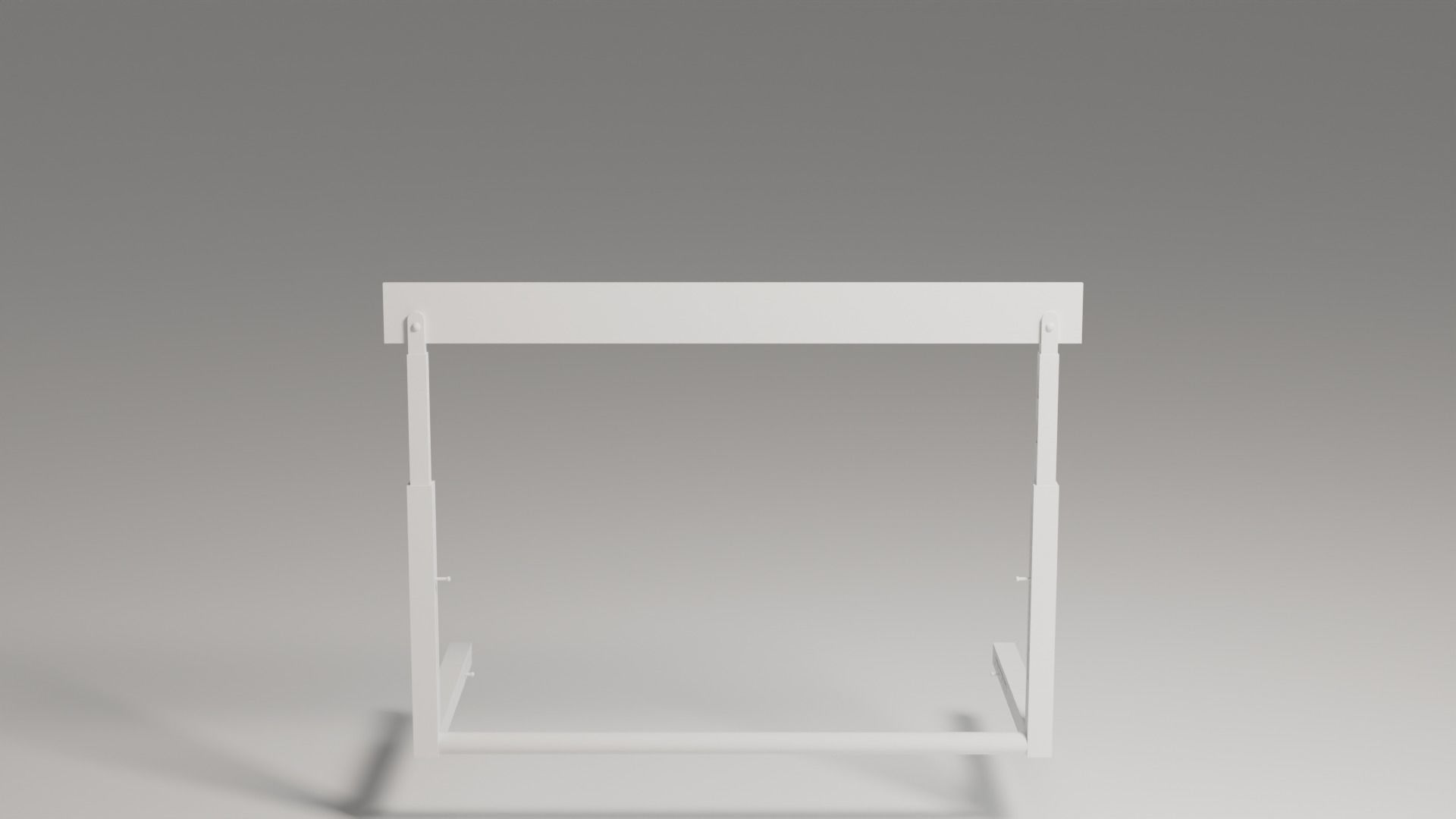 Hurdle Low-poly 3D model_4