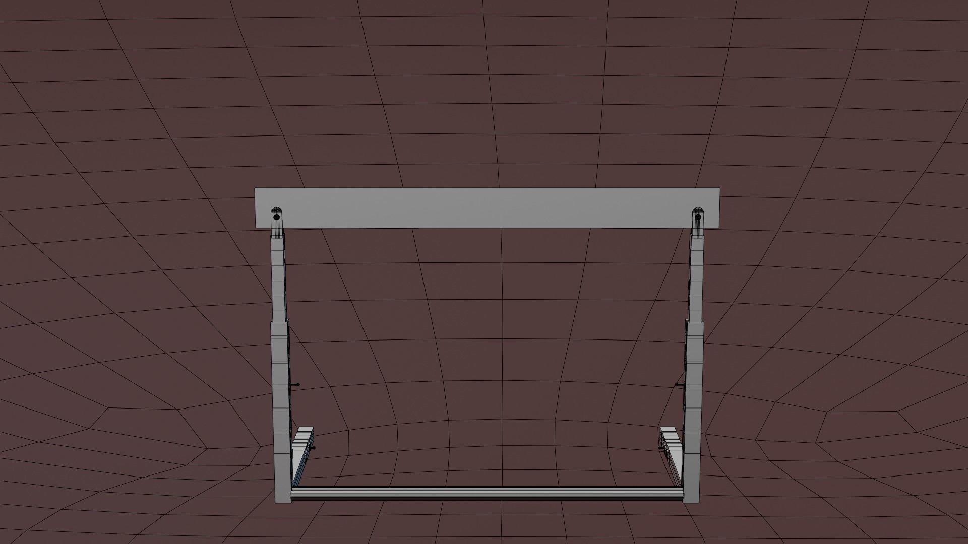 Hurdle Low-poly 3D model_11