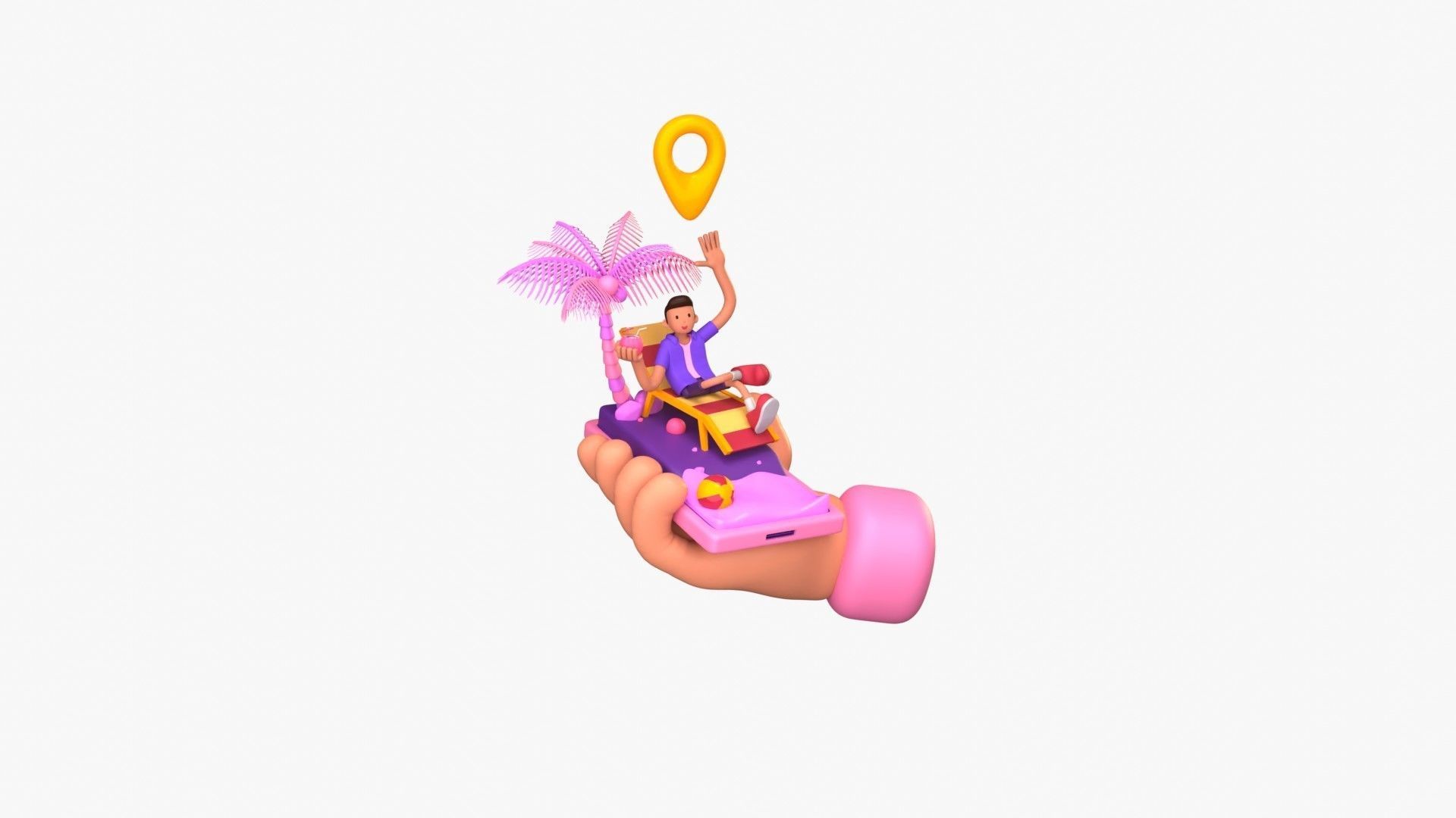 Traveling Location 3D model_19