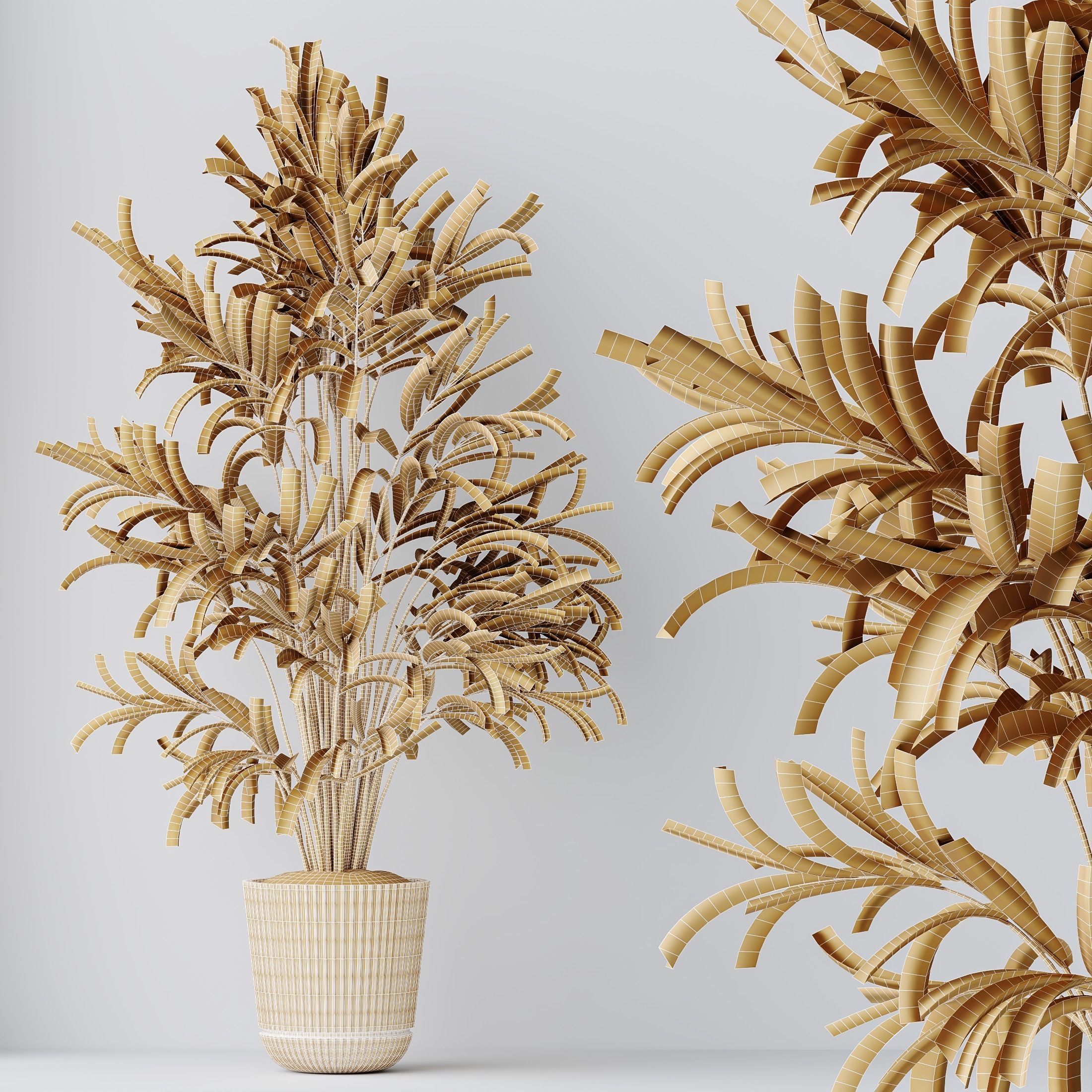 12 Different SETS of Plant Indoor SET VOL157 3D Model Collection_39