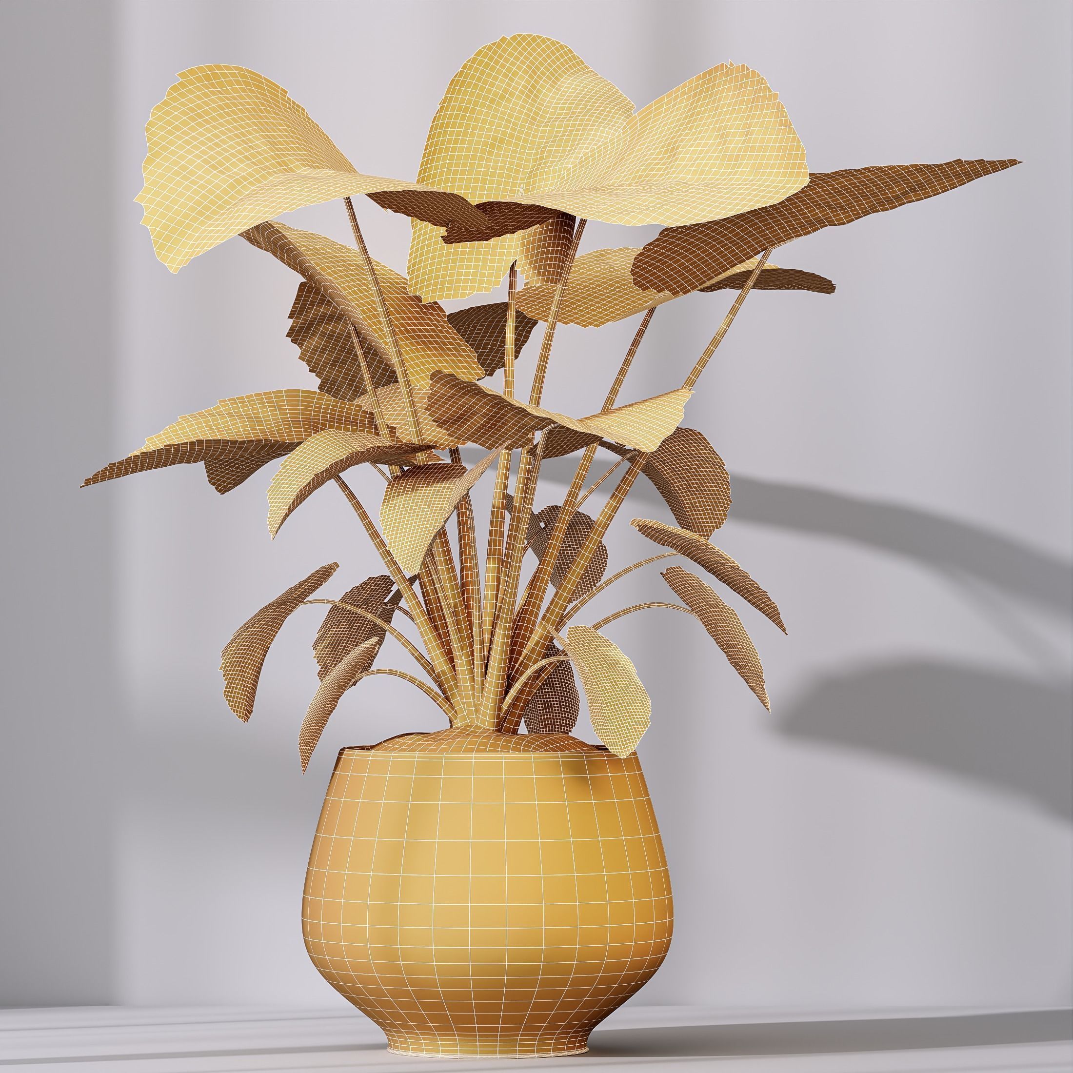 12 Different SETS of Plant Indoor SET VOL157 3D Model Collection_46