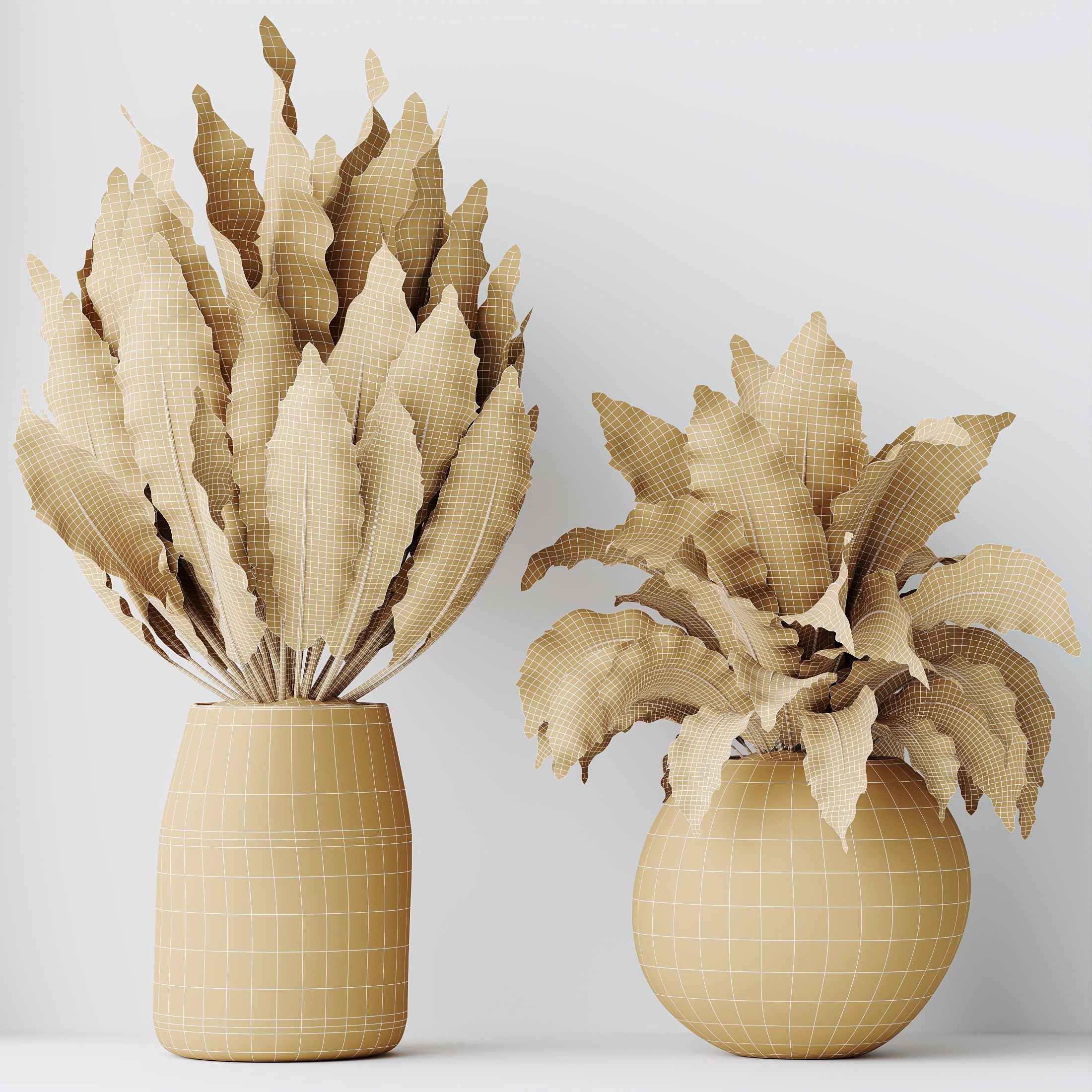 12 Different SETS of Plant Indoor SET VOL157 3D Model Collection_40