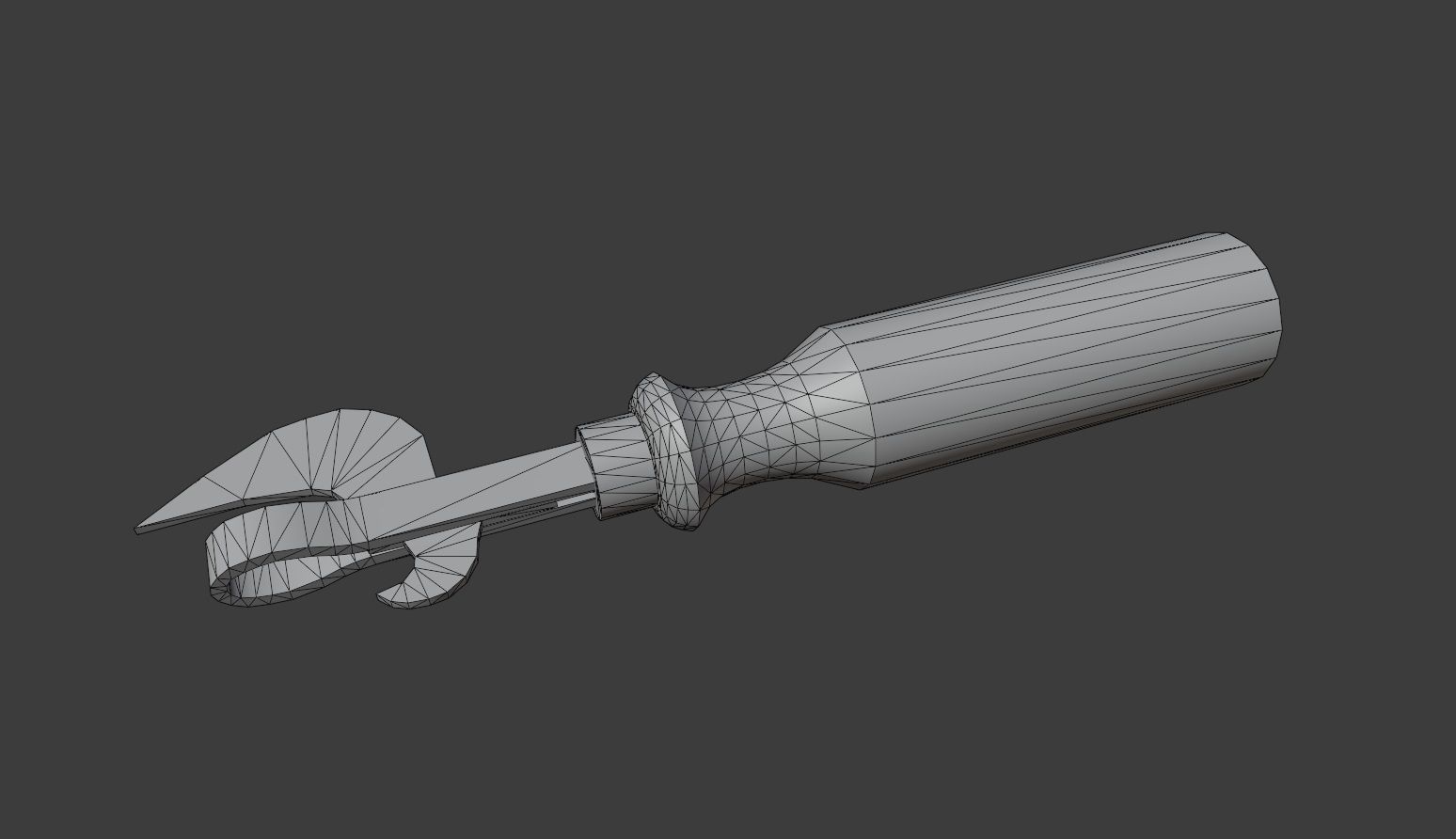 Old metallic kitchen appliances from ussr Low-poly 3D model_14