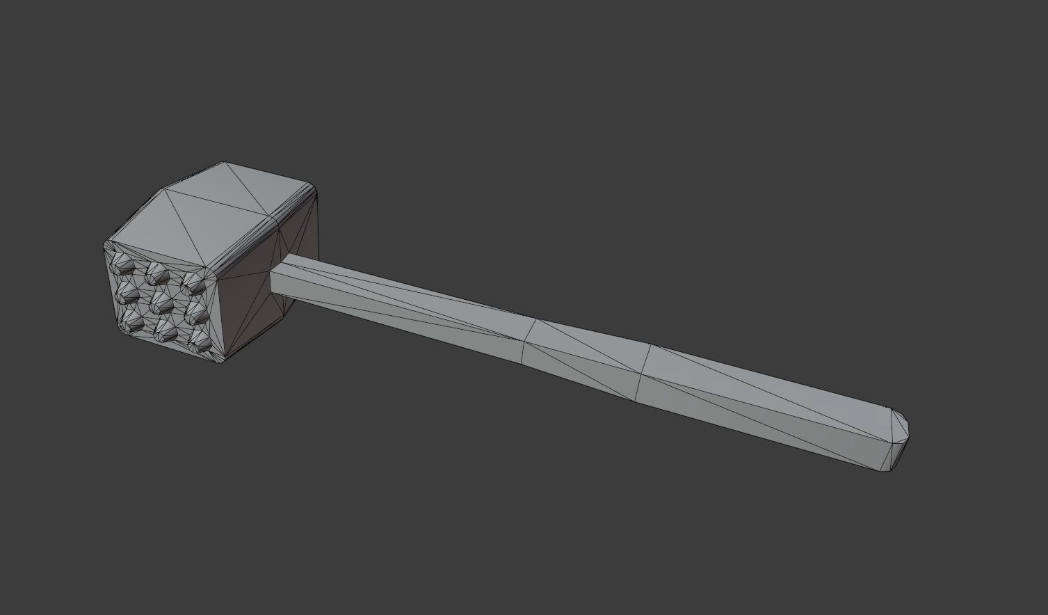 Old metallic kitchen appliances from ussr Low-poly 3D model_20